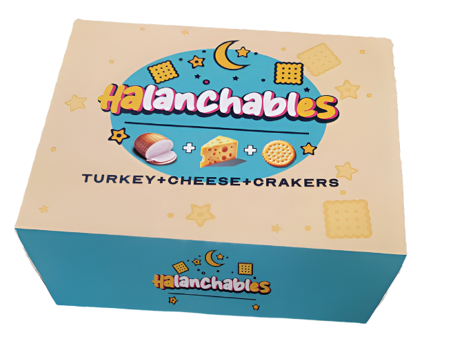 Halal Kids Lunchbox – Turkey, Cheese & Crackers